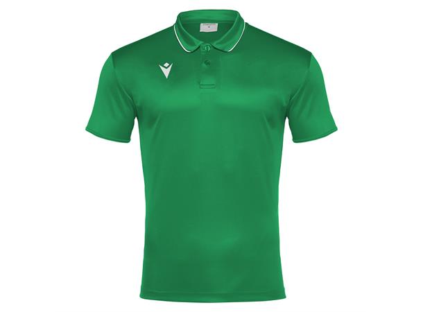 Draco Hero Polo GRN/WHT 3XS Poloskjorte i elastisk stoff 