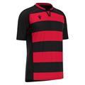 Alabaster shirt BLK/RED XL Teknisk kamp og treningsdrakt - Unisex