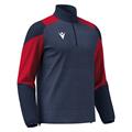 Cuzco Training 1/4 Zip Top NAV/RED XS Teknisk treningsgenser - Unisex